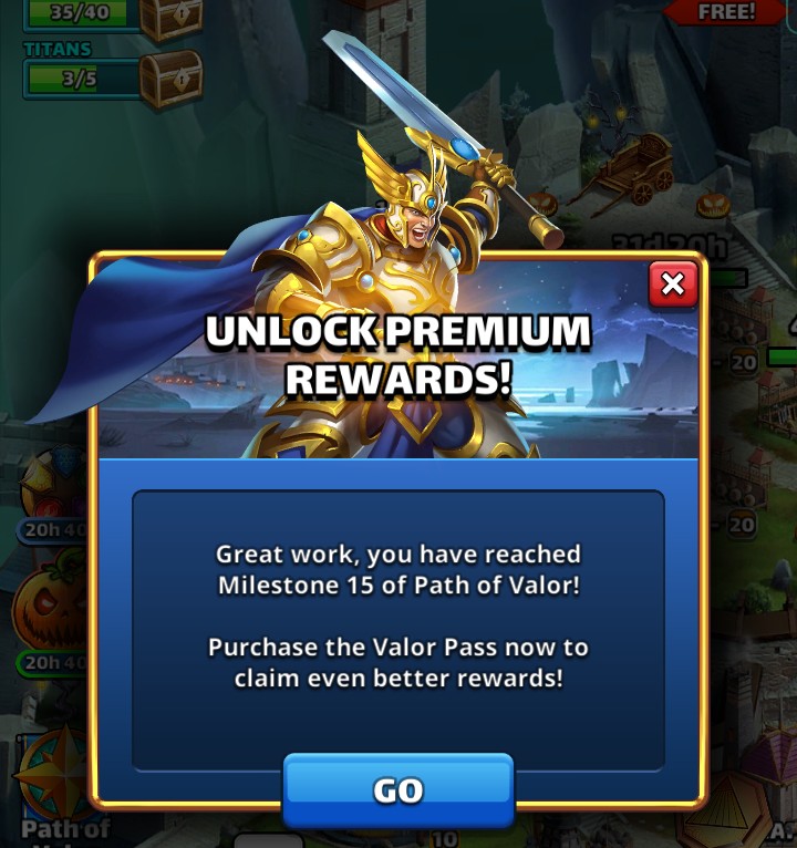 gamesgirl2020's tweet photo. I reached the half way point in Path of Valor (Milestone 15) today with 22 days and 21 hours to go.
#EmpiresandPuzzles
#PathofValor #PathofValour
#Milestone15 https://t.co/dJYuVJXphT