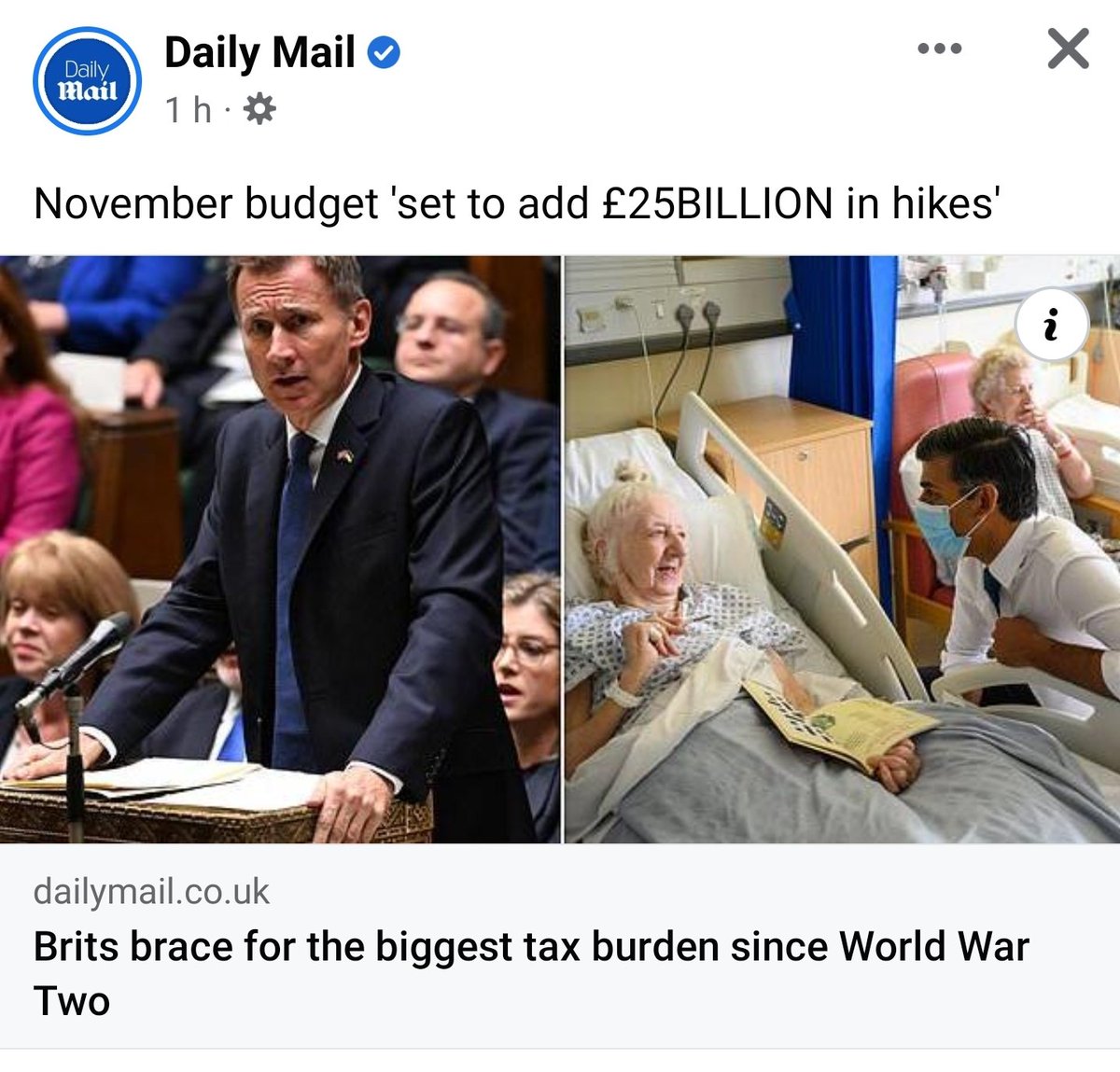 HahnPham's tweet photo. New UK Chancellor announced Halloween Budget. This is scary. Chancellor Jeremy Hunt's first budget will include  50 percent tax rises and 50 percent spending cuts. It's a good idea not to spend more money on Ukraine. #uk #budget #jeremyhunt #livinginhell #RishiSunak https://t.co/RKsqPxlbsG
