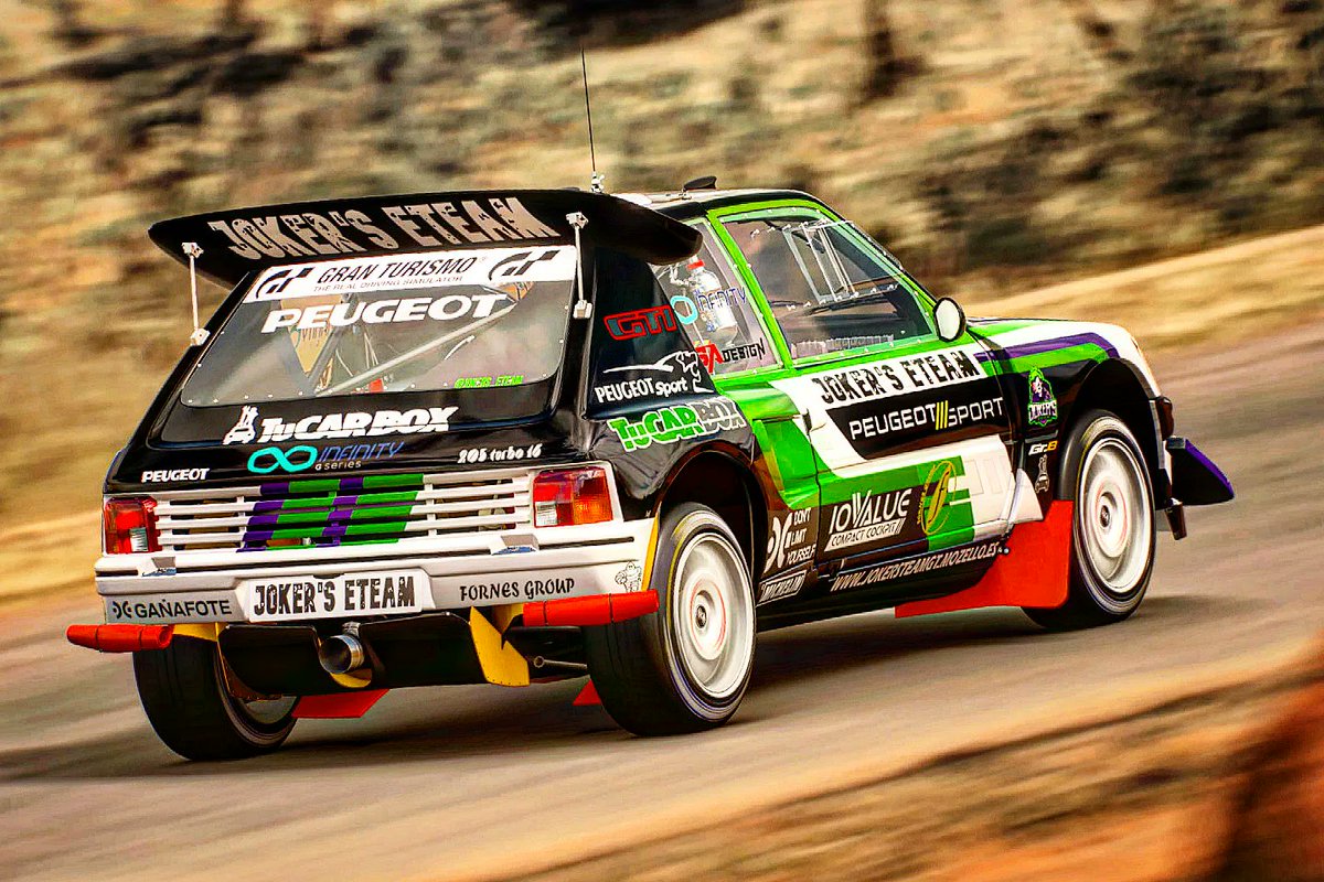 Jokers_eTeam's tweet photo. #JokersDesign 

➡️ Un clásico como este se merece muchos likes y más con éstas fotos hechas por @tudor_vm 
 
➡️ @peugeotes #205turbo16 en su estado puro volando sobre la tierra 

Follow us for more desings ‼️
Síguenos para más contenido ‼️

 ⬇️⬇️⬇️⬇️⬇️⬇️

https://t.co/A8HKBHzolM https://t.co/x3fivz9E3r
