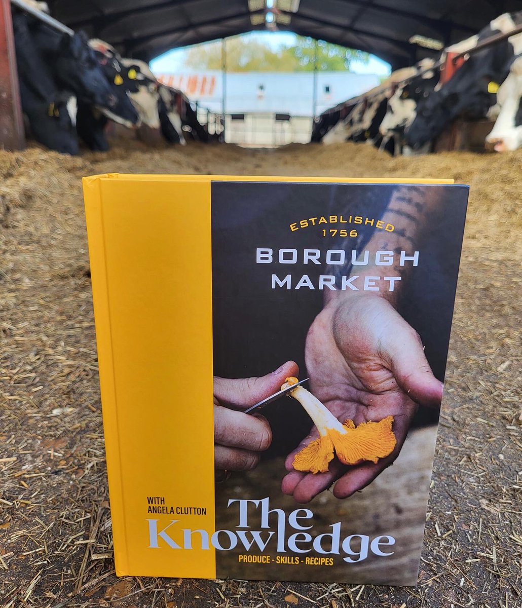 It’s a pleasure to be featured in ‘Borough Market: The Knowledge’ by @angela_clutton, which is out now! The book contains recipes and specialist knowledge from the excellent traders at @boroughmarket, including a piece by Steve on the wonders of raw milk 📖