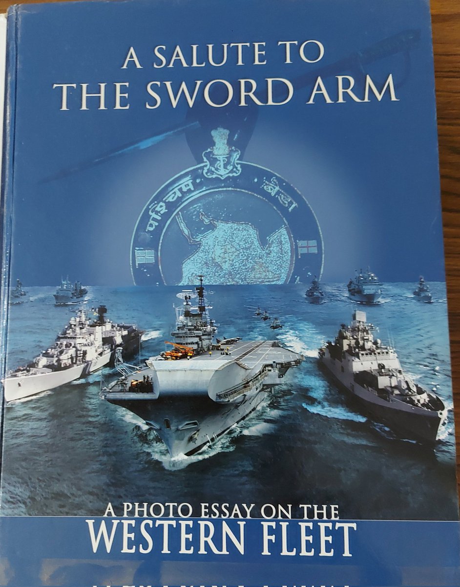 3/n. Can I forget the memorable time as FCO of the Fleet. My first 3 books, related to @IN_WesternFleet too, with one of them being it's History. Even when not directly involved the Swordarm always loomed large in our imagination, being our premier and oldest combatant force.