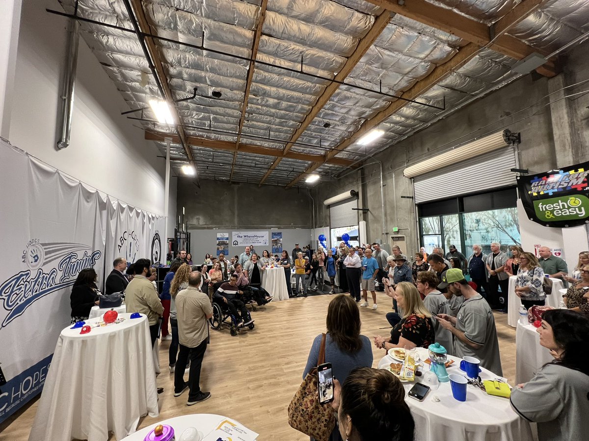 Coach_ASantos's tweet photo. Ribbon Cutting Ceremony &amp; 10 Year Anniversary! @ABC_HOPES was the place to be last night! Happy for the Moore Family and all the Hopers! #WhereHouse https://t.co/IVNbk7m4PI
