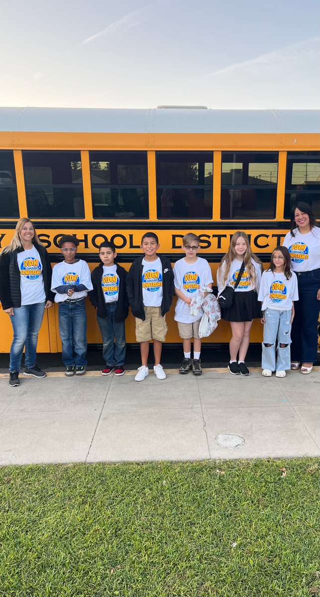 The Falcon Student Council are ready for the BCSD Student Leadership Conference.