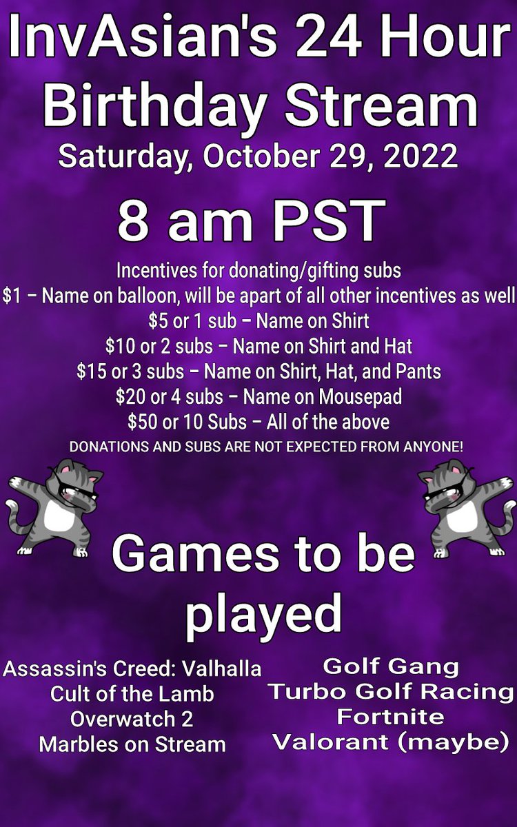 xInvAsian's tweet image. twitch.tv/xinvasian
#24hourstream #live #twitch #smallstreamer