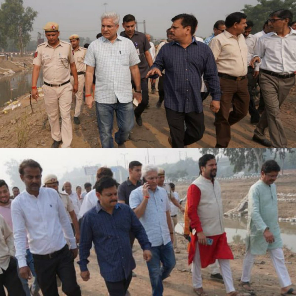 PushpaOmprksh's tweet photo. विधायक श्री @rajeshguptaजी ने दिल्ली परिवहन मंत्री @kgahlot जी के साथ केशवपुरम (वज़ीरपुर) में #छठपूजा घाटों का निरीक्षण कर तैयारियों का जायज़ा लिया।CM @ArvindKejriwal जीके नेतृत्व में सभी घाटों पर बेहतरीन इंतज़ाम किएजा रहे हैं।श्रद्धालुओं को किसी प्रकार की दिक्कत नही होने देंगे। https://t.co/ChEWZf7Knz
