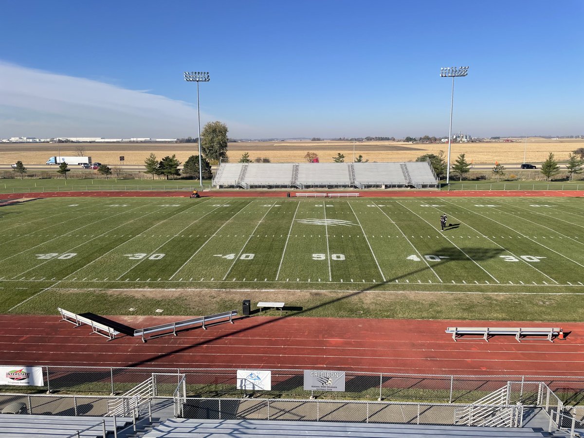 Field looks great- ready for the Cats!
