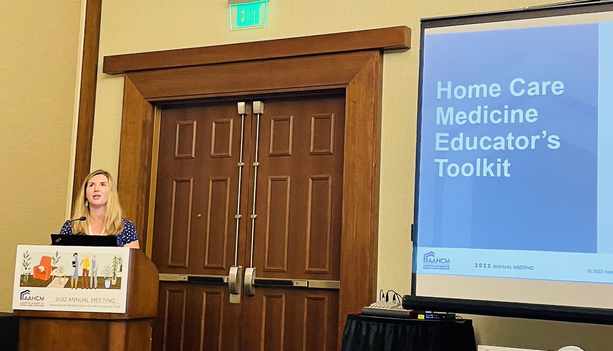 Won Lee (@wonmleemd) on Twitter photo Dr Rachel Zimmer highlighting the Home Care Medical Educatorâs Tool Kit - free and downloadable to provide a framework for interdisciplinary education
#AAHCM #homecaremedicine #homemedtwitter <a href="/BUgeriatrics/">BMC|BU Geriatrics Fellowship</a> #AAHCMAM22 #MeetMeInOrlando2022
<a href="/MariaGeriatrics/">Maria Mendoza, MD</a>
<a href="/karienaum/">Erika Manu</a>
<a href="/drpippa/">Pippa Shulman</a> Dr Rachel Zimmer highlighting the Home Care Medical Educatorâs Tool Kit - free and downloadable to provide a framework for interdisciplinary education
#AAHCM #homecaremedicine #homemedtwitter <a href="/BUgeriatrics/">BMC|BU Geriatrics Fellowship</a> #AAHCMAM22 #MeetMeInOrlando2022
<a href="/MariaGeriatrics/">Maria Mendoza, MD</a>
<a href="/karienaum/">Erika Manu</a>
<a href="/drpippa/">Pippa Shulman</a>