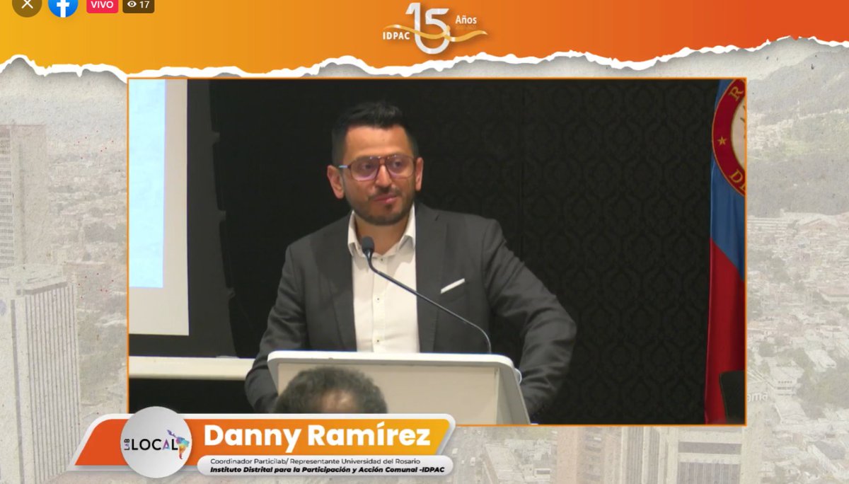 ConsejeriaTIC's tweet photo. "Hoy le decimos al mundo que somos líderes en innovación y participación donde las personas son el centro", Danny Ramírez (@RamirezOpina), Coordinador de #ParticiLAB @BogotaParticipa en el cierre de #LabLocal, en la @URosario.
Sigue la transmisión ↪️ https://t.co/KJmjAz0a5H. https://t.co/F2lv52QkVC