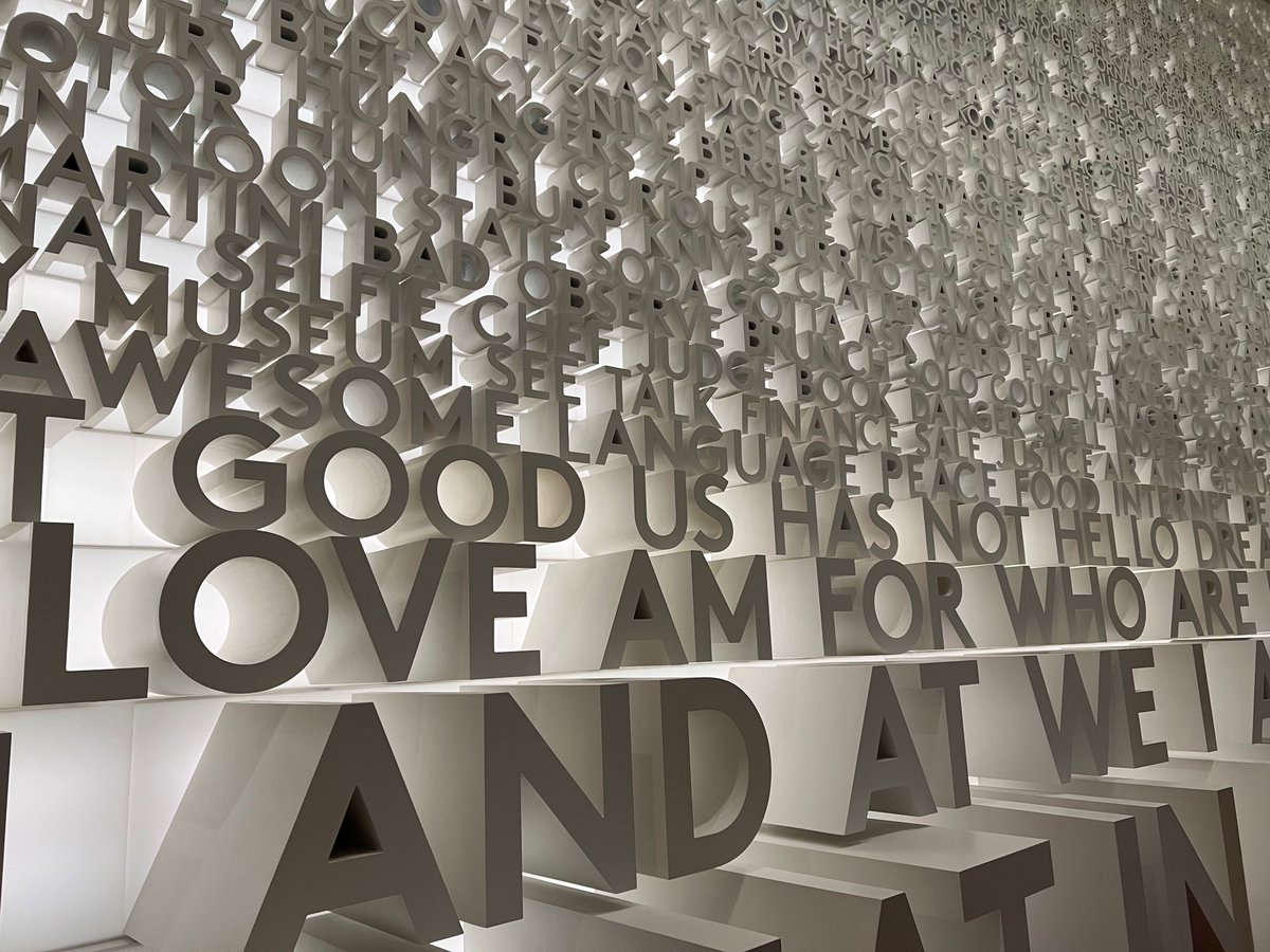 I've found one of my most favorite places to be in DC. 

If you're ever in town, check out <a href="/PlanetWordDC/">Planet Word Museum</a>. It's one of those places that you can go and find new ways to experience words and languages! 

Definitely a happy place!