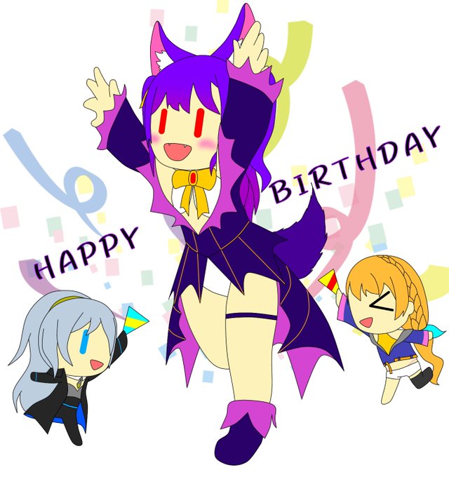 魔王さま102才のお誕生日おめでとうございます!いつも配信やオタク語りなど楽しくて元気をもらっていますしもべとしてこれからも応援してます!魔王さますき!#ルルンルルリカ爆誕2022#ルールル美術館 