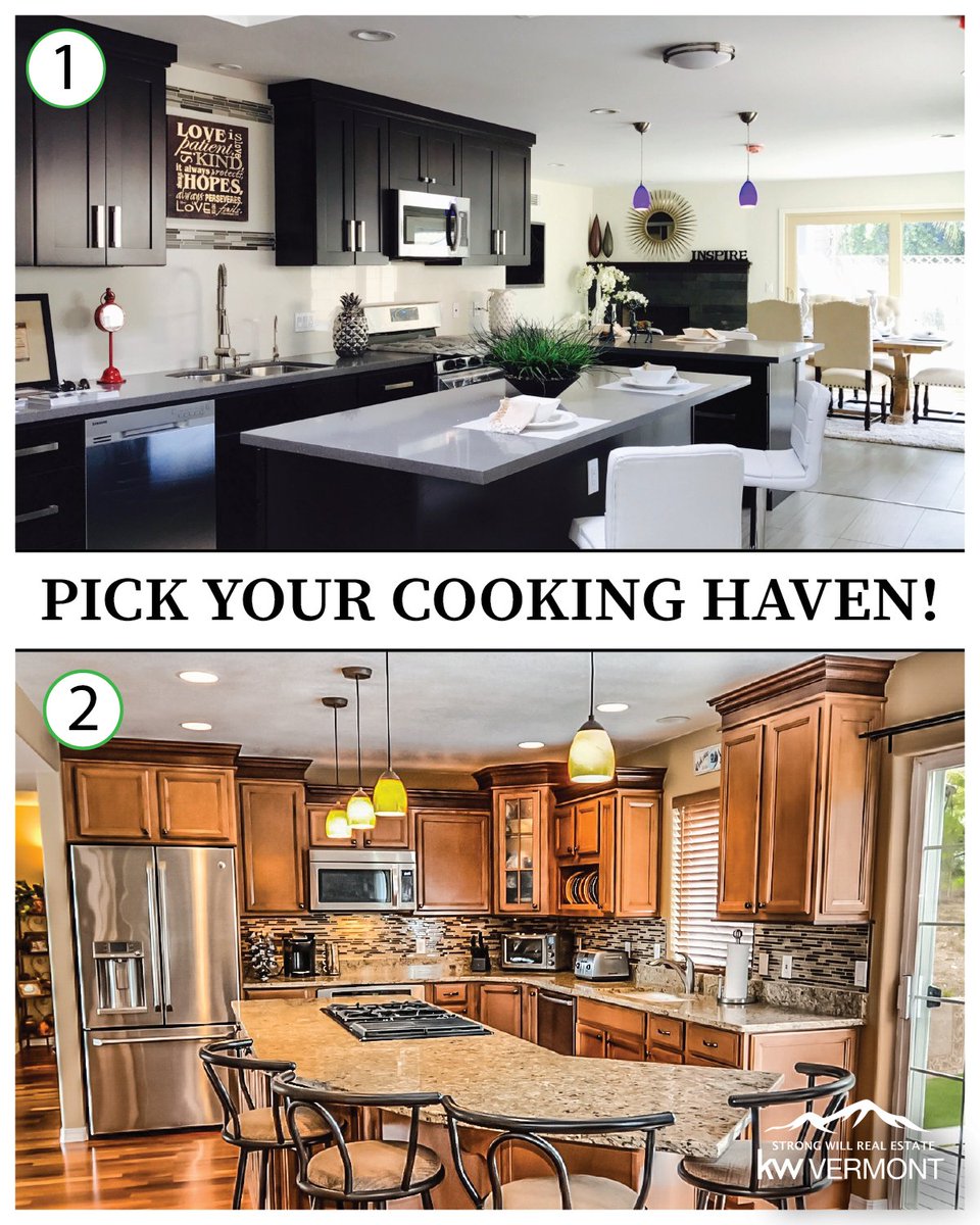 StrongWillVT's tweet photo. Comment which kitchen you would love to own!

Kitchens are the heart of a home and are a space many homeowners spend quite a bit of time.

#kitchenstyles #kitchen #kitchendesign #interiordesign #home #food #interior #homedecor #kitchendecor #vermontfall #vt #kitchenremodel #swre https://t.co/NlXaQfNVbj