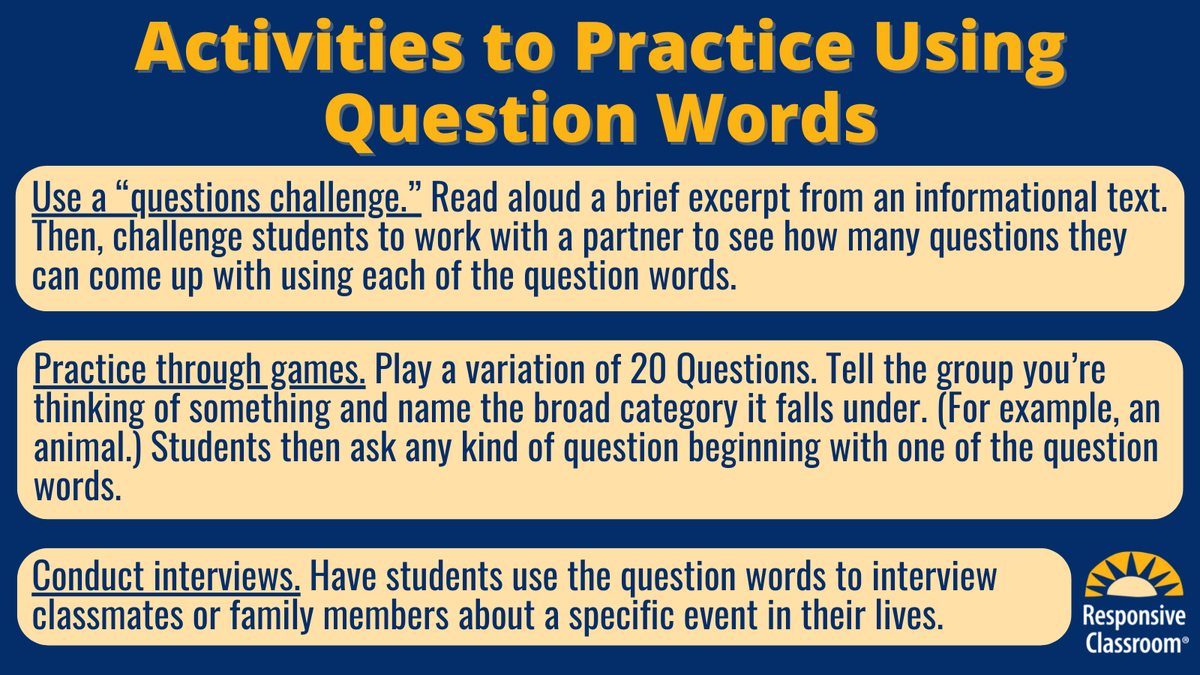 Responsive Classroom tweet media