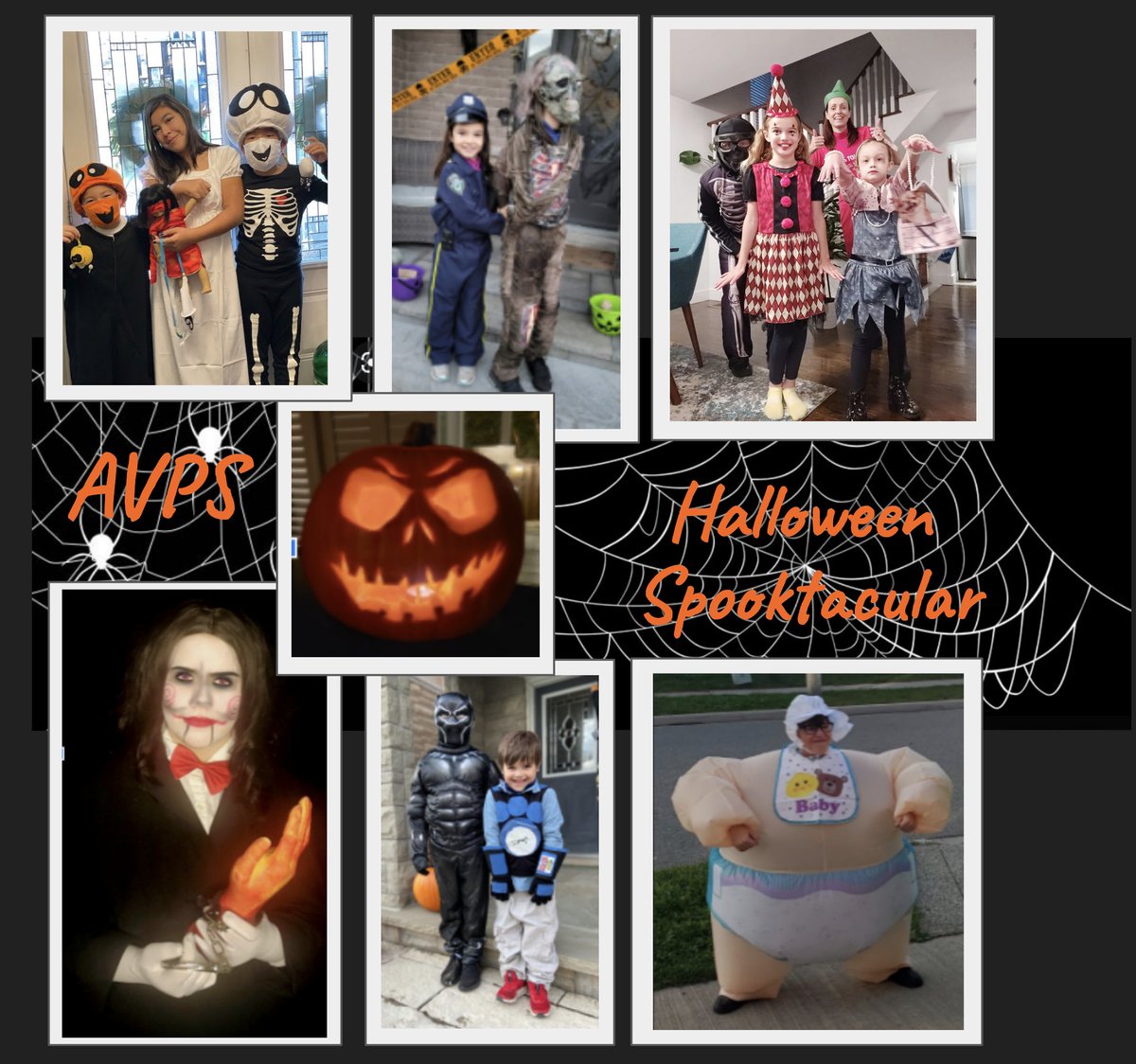 AVPSCouncil's tweet photo. The AVPS Halloween Spooktacular is back!
Show us your Halloween Spirit - submit a  picture of your ghoulish creations! You  could even win one of 5 wicked prizes (1 entry per  family please).
Send (.jpeg or .png no larger than 5MB please) to avpsevents@gmail.com by  Wed Nov 2nd. https://t.co/RgDQcdFVc8