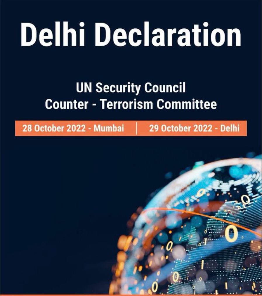 A historic and successful Special Meeting of the UN Security Council’s Counter-Terrorism Committee over 2 days in Mumbai and Delhi comes to a close. This was the first time the UNSC convened in India in any format.