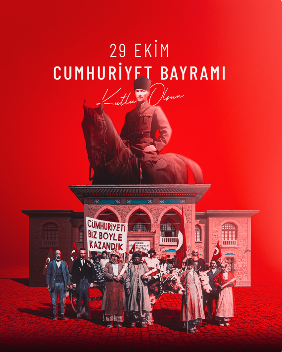 29 Ekim Cumhuriyet Bayramımız kutlu olsun!