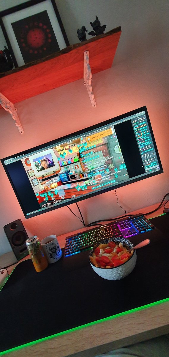 DeadSabreeina's tweet photo. 24er kann starten 🤗🥳 heute wird zerstööör... äääh Stream entspannt geschaut 👌🏽😁 #Curryween #Streamwurstbude ❤️ https://t.co/p34YuNvXtt