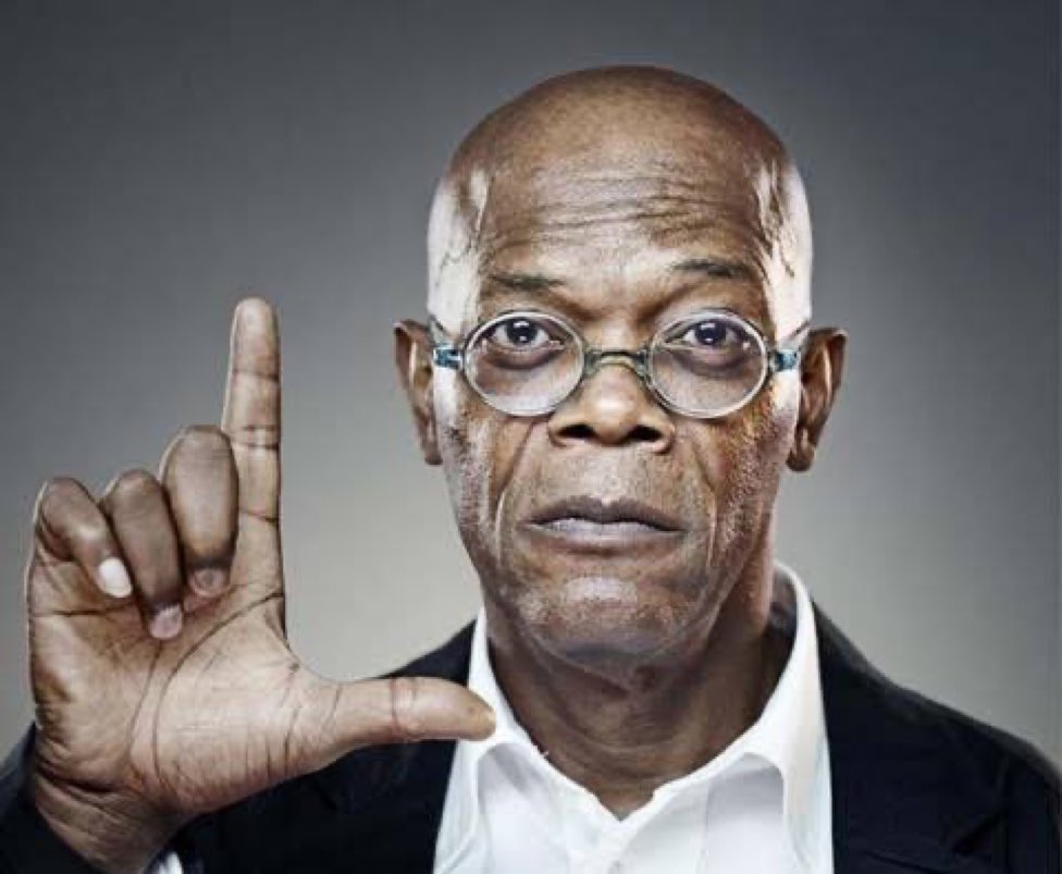 Samuel fez o L Jackson