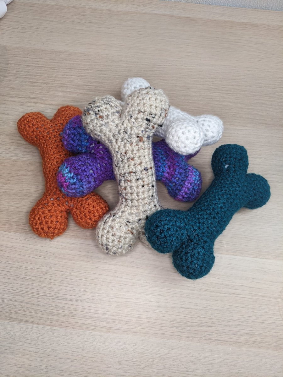 Check out the new line of dog toys I added to my Etsy shop! 🐶🦴