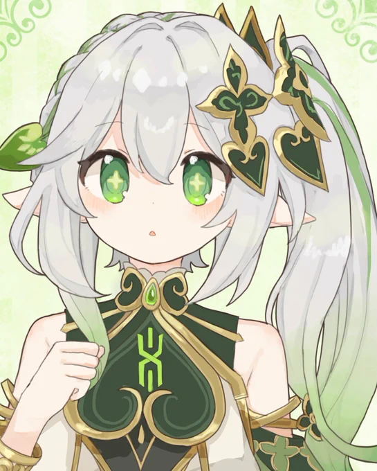 #Nahida  #原神  #ナヒーダ ちゃんと描いてみた! 