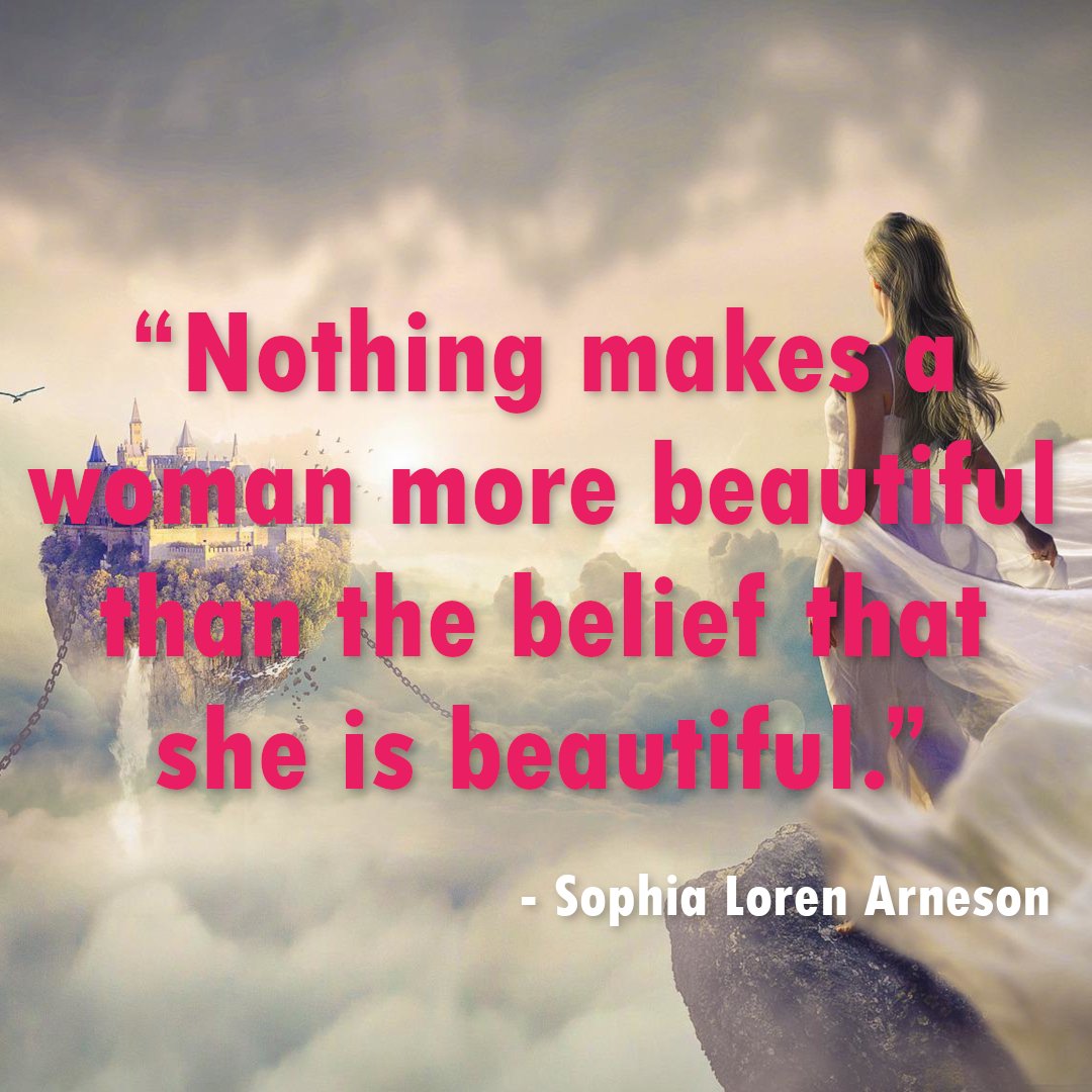 AmyRuthPowell's tweet photo. "Nothing makes a woman more beautiful than the belief that she is beautiful."
- Sophia Loren Arneson

#SophiaLorenArneson #AmyPowell #Leadership #Success #Motivation #Quotes #QuoteOfTheDay #InspirationalQuotes #Beauty
#SaturdayMorning #SaturdayVibes #Saturday #SaturdayThoughts https://t.co/1s6DmmryL4