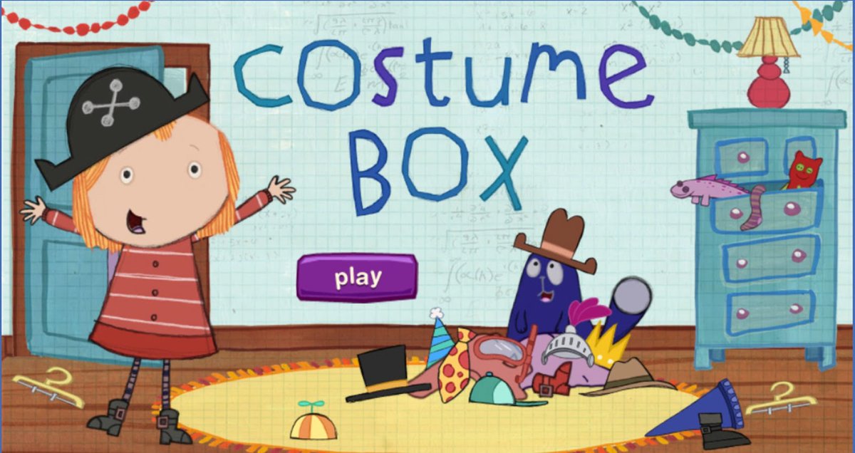 It’s spooky season AND National Cat Day?! In our Costume Box game, your problem solver can help dress up Peg and Cat in wacky costumes! Play now on the PBS KIDS website.