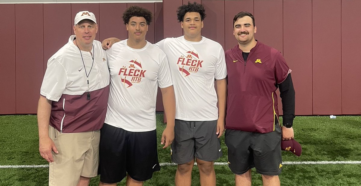 The #Gophers became the first offer for 2024 New Brighton (Minn.) @IRON_Football OL Emerson Mandell yesterday, and he won't soon forget that. 'I've been rooting for them for years, so for them to be the first to offer me is really cool.' 247sports.com/college/minnes…