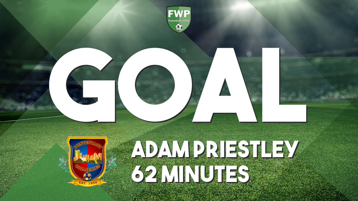 GOAL: Bridlington Town 0-4 PONTEFRACT COLLIERIES - Adam Priestley (62') @PitchingIn_