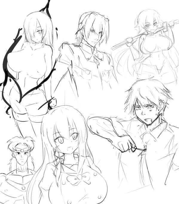 悪魔(悪鬼?)ラクガキ 