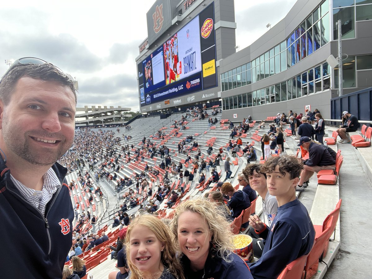 Happy to be here! #WarEagle