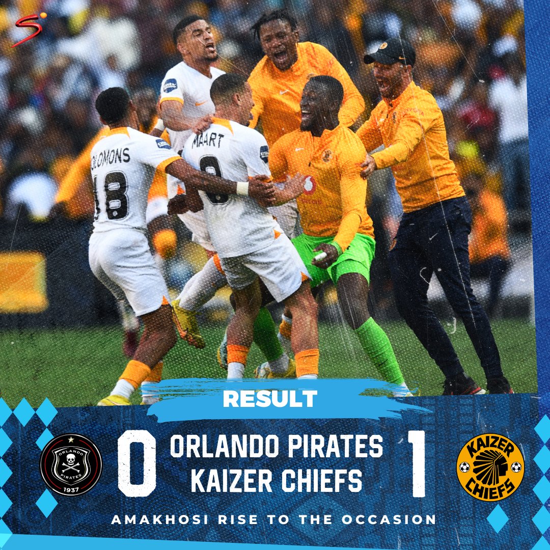 Kaizer Chiefs walk away with ALL the bragging rights ✌👏

#SowetoDerby #DStvPrem