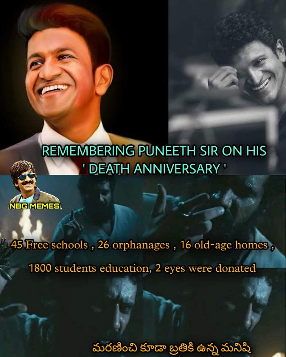 PawanNarendra's tweet photo. We miss you sir 💔 #PuneethRajkumar #DeathAnniversary.  😢 https://t.co/xe9byXg7BX