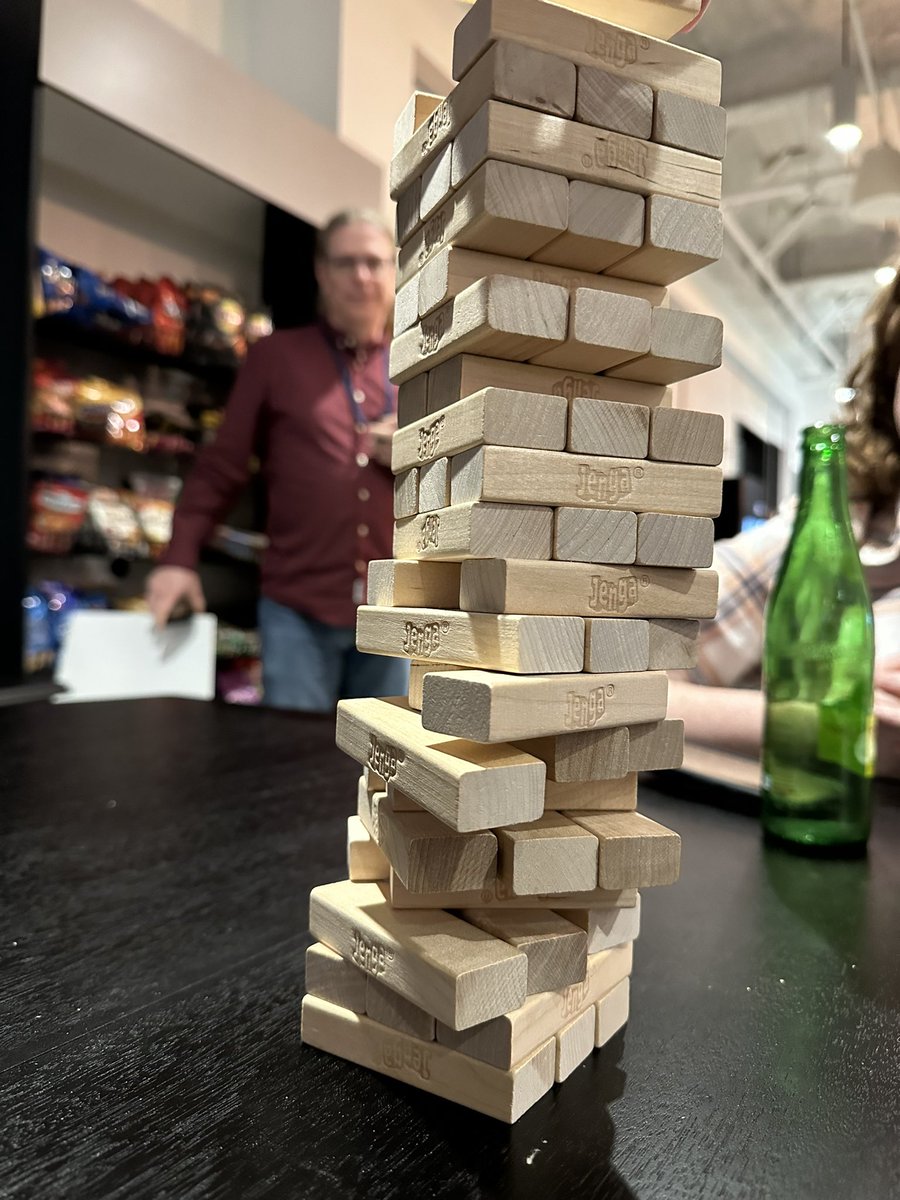 HiHeatherWalker's tweet photo. “SHUT UP, BEER!”
My best quote from last night was yelling this at a guy (Ian the engineer?) during a heated Jenga moment… https://t.co/XJ3KP0kPU5