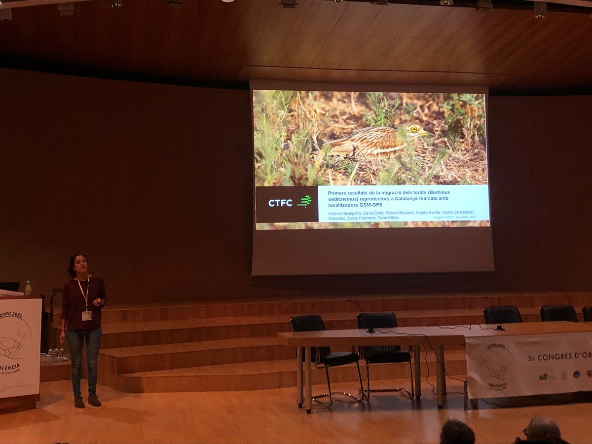 GBiC_CTF's tweet photo. Avui la nostra companya @HNavalpotro ha presentat els primers resultats de la migració dels torlits catalans al 3r #COTPC a València. Un estudi que ja us vam explicar en aquest fil ⏬
https://t.co/ujUP1aDh9G https://t.co/goPlxwXrtE