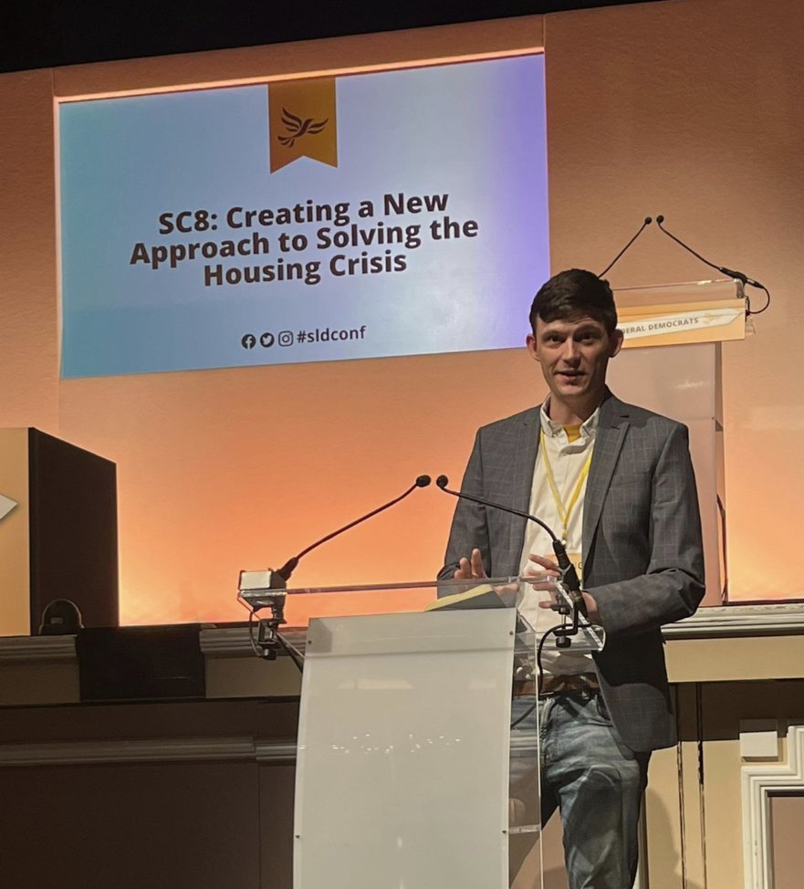 Took the opportunity to speak today at my first <a href="/scotlibdems/">Scottish Lib Dems</a> conference. I highlighted the difficulties people face buying their own home in the Highlands. Locals struggle to buy a home in their hometown!

#sldconf