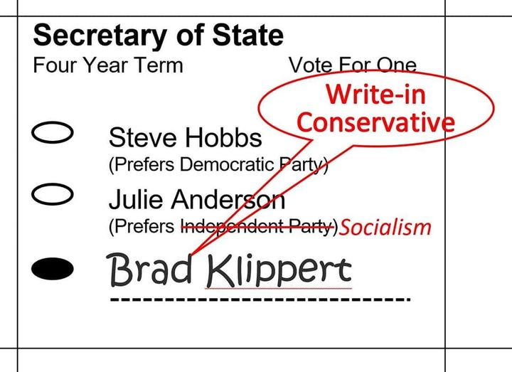Brad_Klippert's tweet photo. #WriteinKlippert for Secretary of State! https://t.co/RMoJJNUJFi