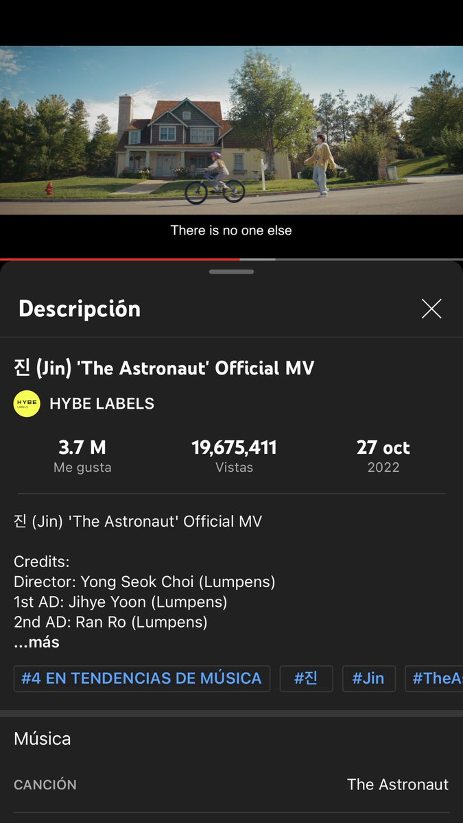 fashi_bora's tweet photo. @mxcharts #ThereIsNoOneElse #REPEAKTHEASTRONAUT #MXLOVESJIN #TheAstronaut https://t.co/sn0zDUV5kp