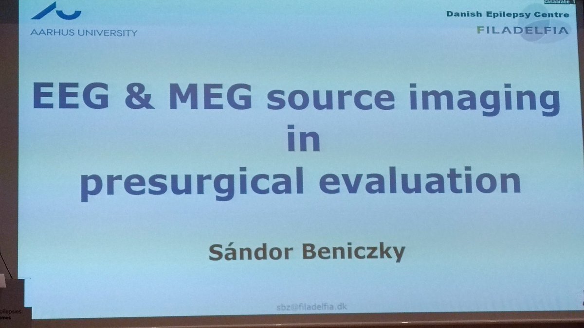 doctorfadineuro's tweet photo. Attending a brilliant masterclass by Dr. @SBeniczky about the role of source analysis in #epilepsy surgery at @VEEGpaediatric course, with @belenpastor
Thank you for teaching us
#veegpaediatric #EEG #SourceAnalysis #EpilepsySurgery https://t.co/lXiEXgFlIE