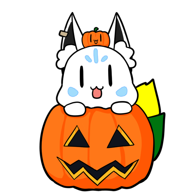 ハロウィンも近いのでかぼちゃすこん部をば #白上配信素材 