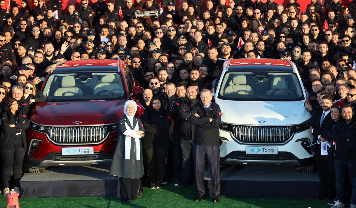 Yolun açık olsun, tekerine taş değmesin Togg... 🇹🇷