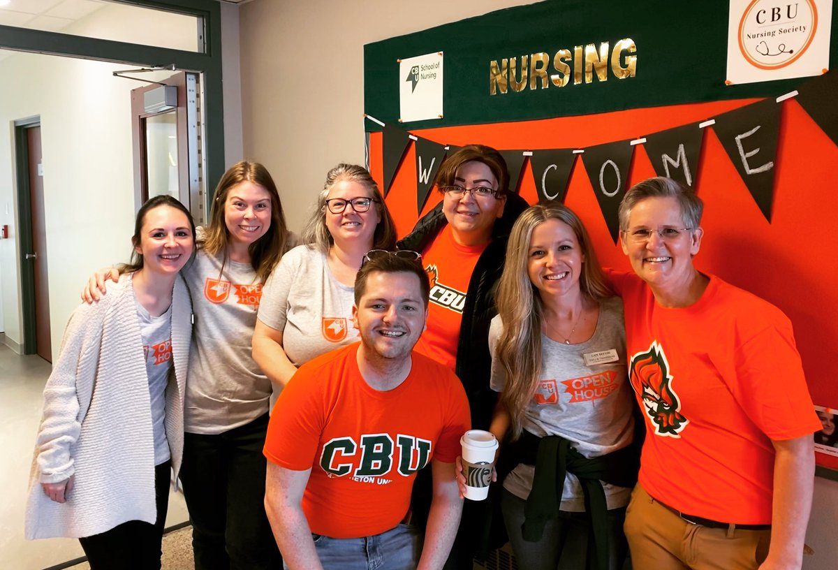 Today is the day! From 12-3pm, CBU Nursing faculty, staff &amp; students will be on-site to answer your questions and tell you everything you need to know about our rewarding program. Come and say hello! 🩺 #CBUOpenHouse #nursesrule <a href="/cbuniversity/">CBU</a>