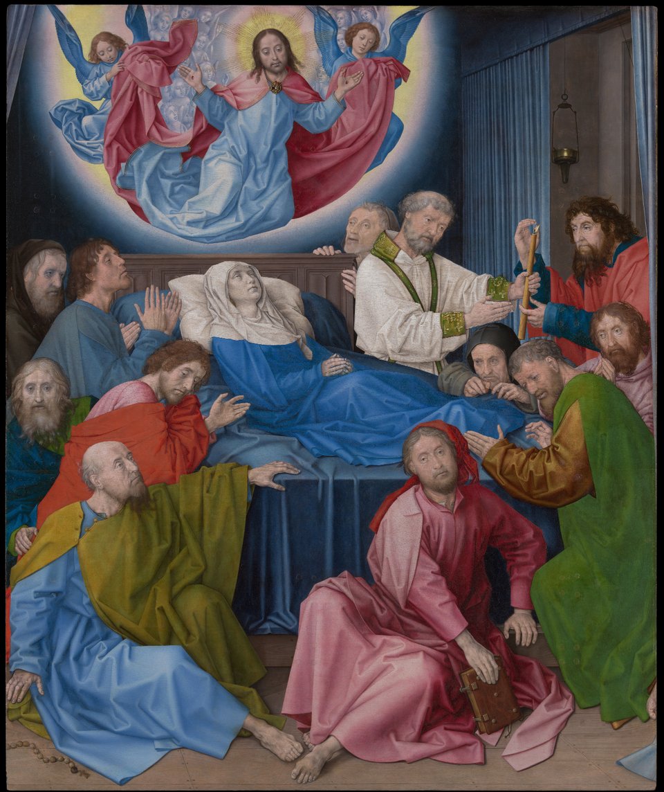 Whoever said the middle ages were dark? Just look at this colourful painting (1470s) by Flemish painter Hugo van der Goes, which has been fully restored and can be seen again at St John´s Hospital in Bruges.