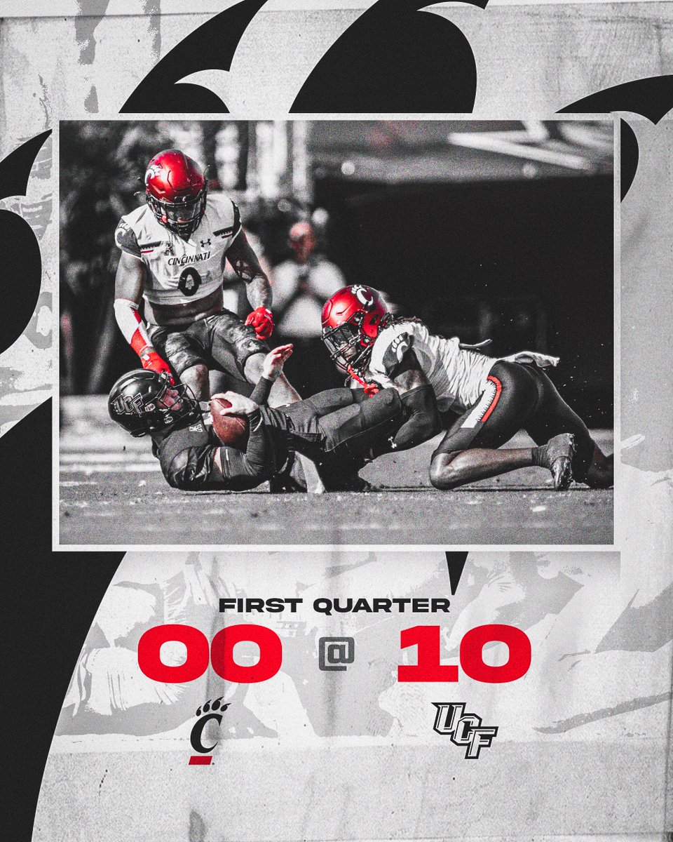 End of the first. #Bearcats