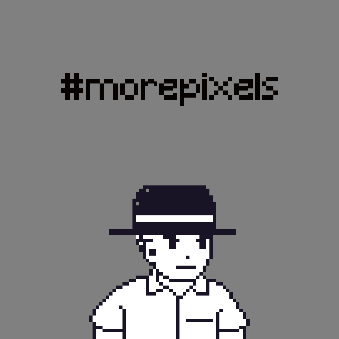 1BITSnft's tweet photo. #morepixels meme contest!!

Do you have 1BIT? Do like memes? Well we're giving away a 1BIT to the best meme made with a 1BIT!

Feel free to take it any direction. Use the photo below and feel free to use the # hashtag #morepixels when posting your meme! https://t.co/tLzi7kCpID