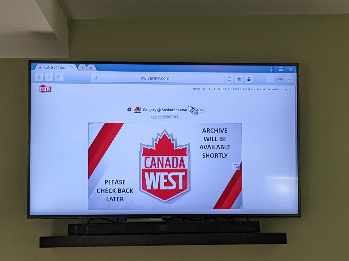 RobGilhuly's tweet photo. @hilzzz04 @CanadaWest Couldn't tell, @canadawest.tv feed went down again today https://t.co/O1Vs65h2xa