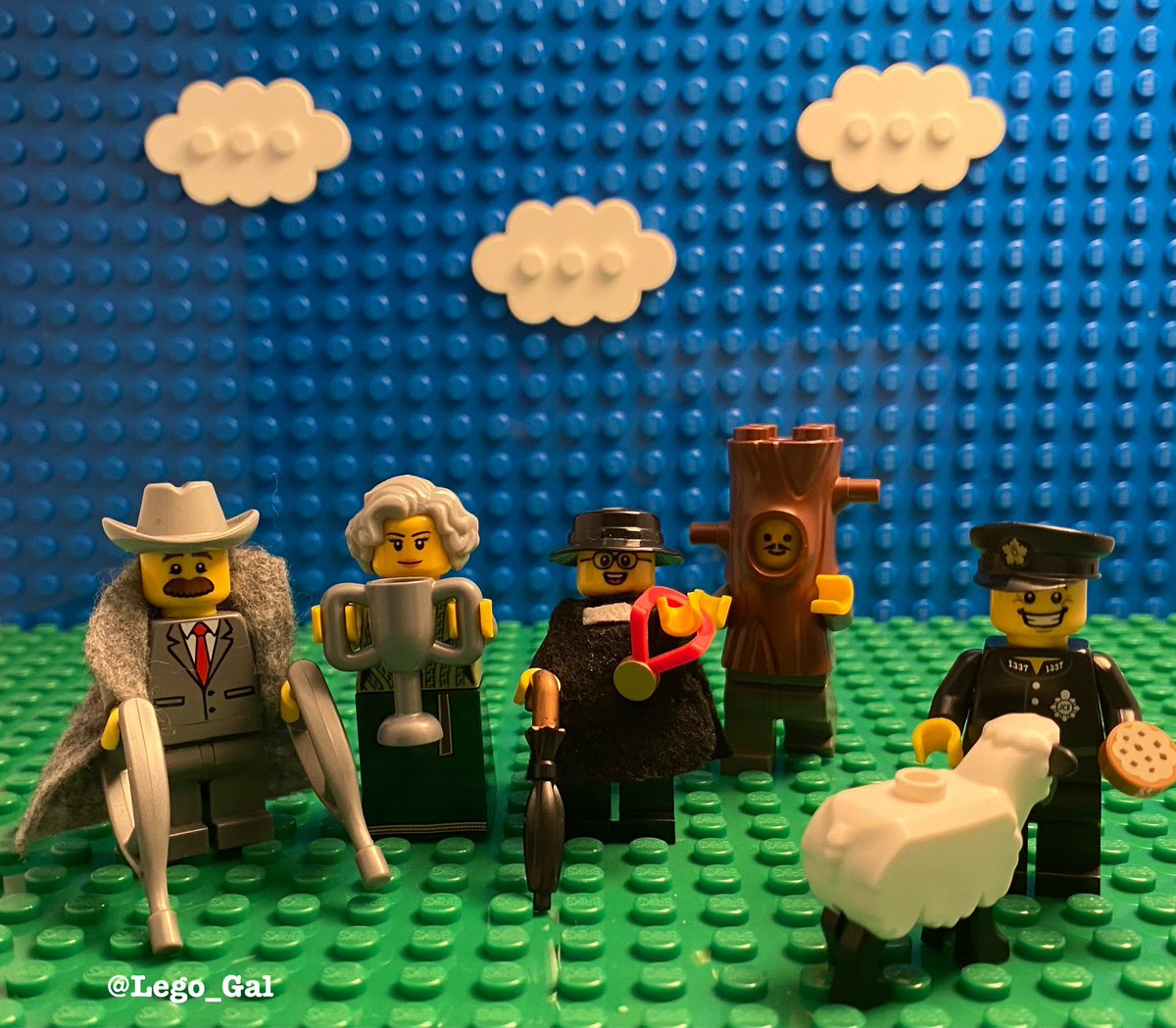 Lego Gal (Nerissa) (@lego_gal) on Twitter photo Lego #FatherBrown & the gang send their best wishes to <a href="/LambertKit/">Kit Lambert</a> on the day of the Eryri Marathon. Mallory couldn’t possibly run because of his gout. Flambeau is definitely not in disguise & will not steal any medals!
Link to donate to Kit for Tenovus in original tweet 😉 Lego #FatherBrown & the gang send their best wishes to <a href="/LambertKit/">Kit Lambert</a> on the day of the Eryri Marathon. Mallory couldn’t possibly run because of his gout. Flambeau is definitely not in disguise & will not steal any medals!
Link to donate to Kit for Tenovus in original tweet 😉