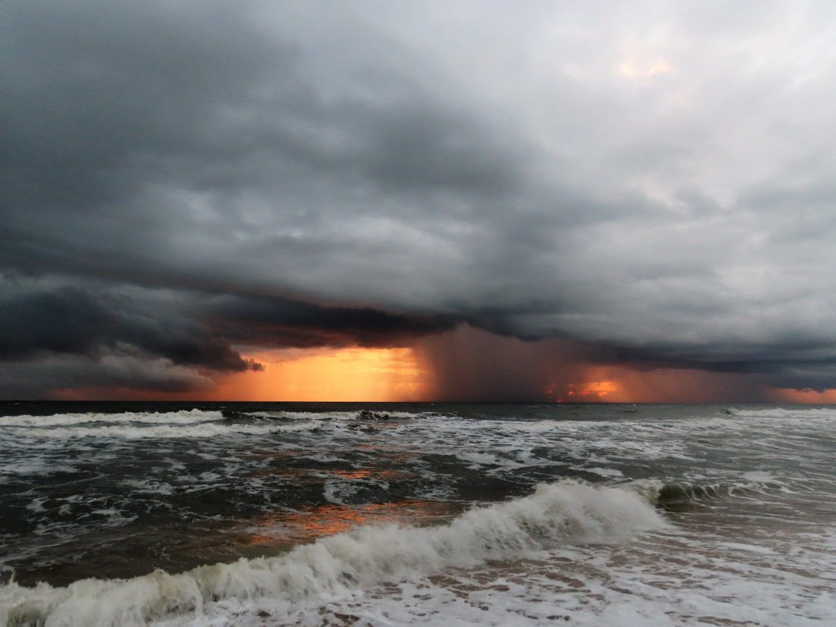 Flagler Beach, Florida this morning.