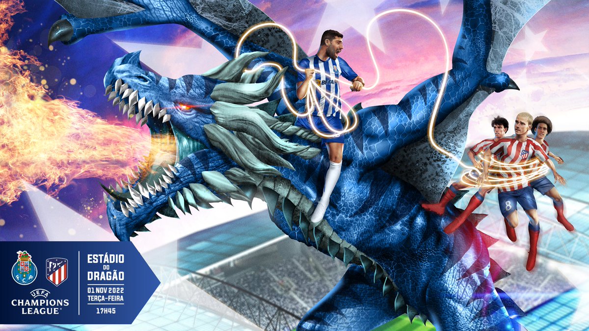 💪 Terça é dia de Dragão💙

A Champions League está de volta ⚽

#FCPAM #UCL