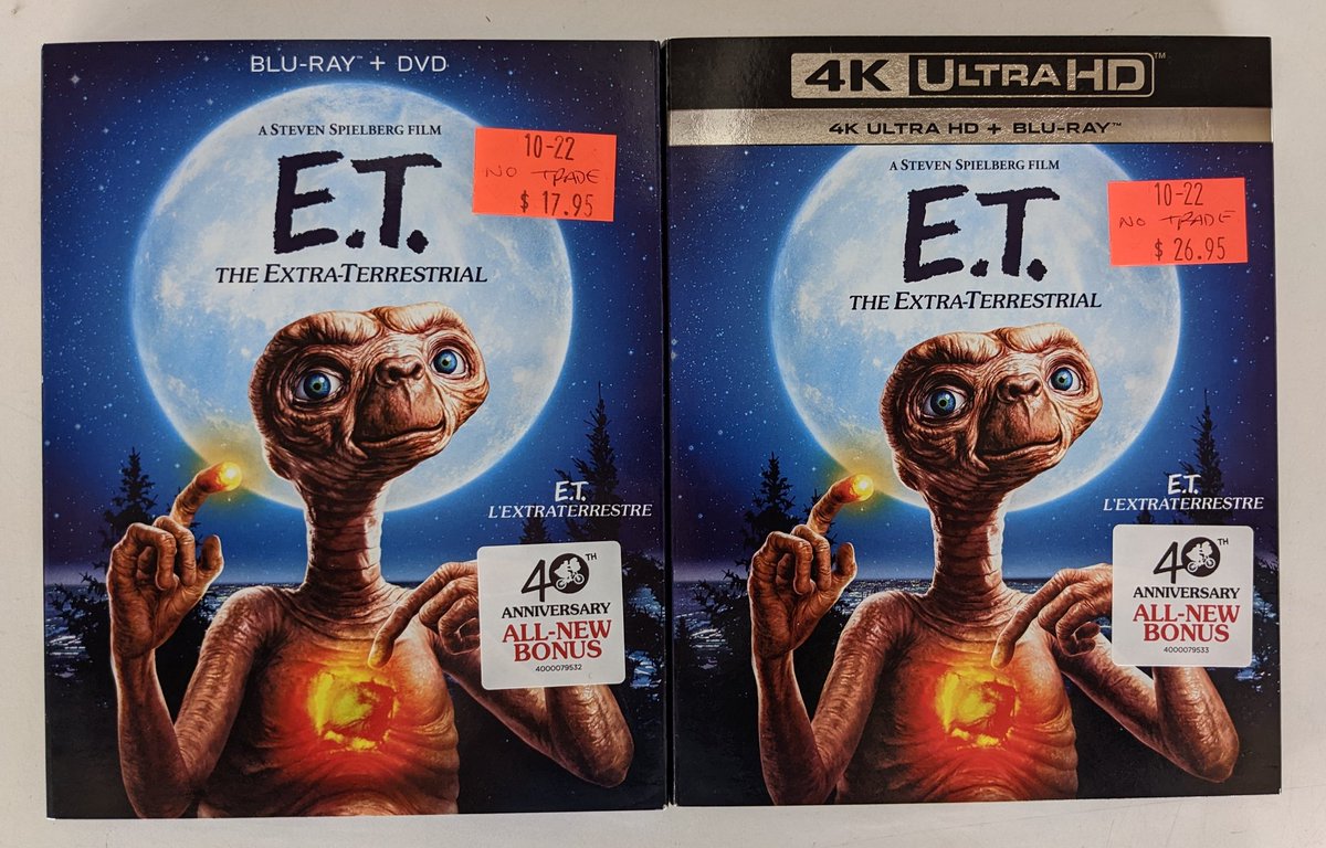 Thrills and chills abound with these brand new, on-release at Saskatoon's Collector's Edge, inc. the #4K <a href="/UniversalPics/">Universal Pictures</a> "Classic Monsters" box set, the "Wolf Man" 4K remaster, the latest anime movie from <a href="/Pokemon/">Pokémon @ Lumiose City 🥐</a>, and the 40th anniversary remaster of E.T., in-time for #Halloween!