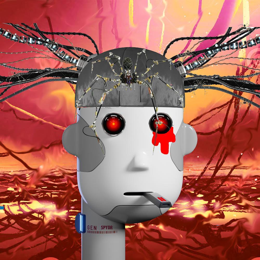 MetaLordWolf's tweet image. @TheHumanoidsNFT 
Happy Halloween 
GEN SPYDR
#spookycontest 🫡