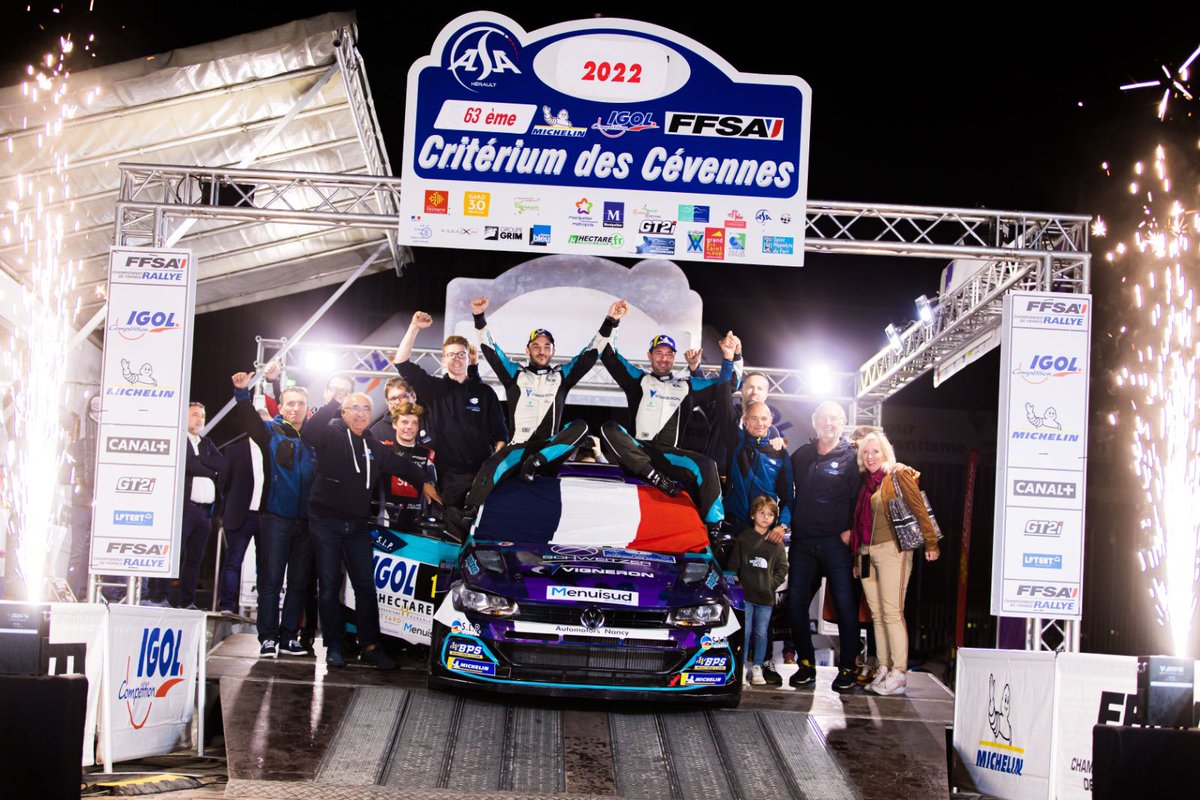 La victoire pour Yoann Bonato et Benjamin Boulloud, le titre pour Quentin Giordano et Kevin Parent ! 

Le communiqué avec toutes les informations ➡️ bit.ly/3FuradY ! 

#CFR #Cévennes